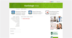 Desktop Screenshot of kardiologie-graz.at