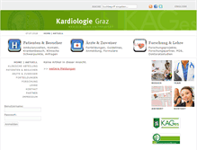 Tablet Screenshot of kardiologie-graz.at